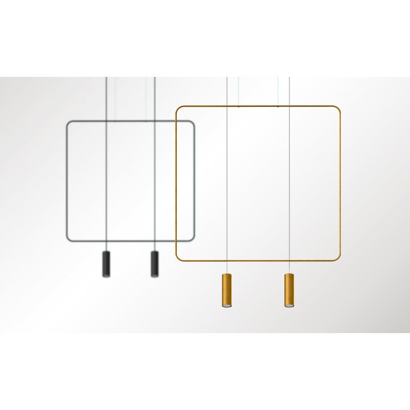 Lampa wisząca RANA 2 czarna