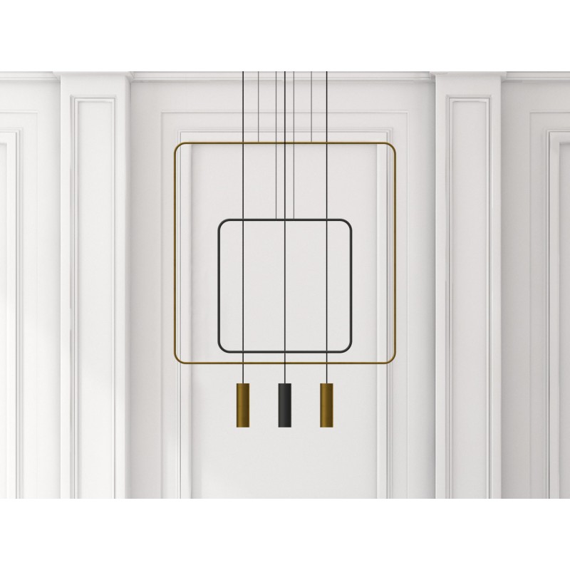 Lampa wisząca RANA 2 czarna