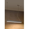 Lampa wisząca PINNE 67 szara 3000K