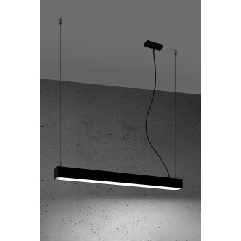 Lampa wisząca PINNE 67 czarna 4000K