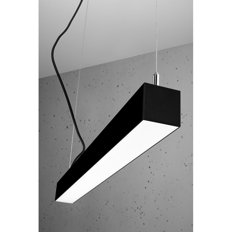 Lampa wisząca PINNE 67 czarna 4000K