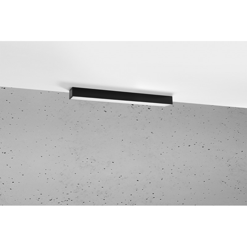 Plafon PINNE 67 czarny 3000K