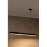 Lampa wisząca PINNE 90 czarna 3000K